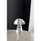 3.9x3.9x4.7" Mushroom Shaped Glass Taper Candle Holder 6EA/CTN W2078P390737