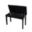 Piano Bench with Padded Cushion and Music Book Storage Compartment, Duet Wooden Seat, 13.7 x 29.5 x 20 inches, Load 440lb Black W2079128048