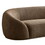 WKS1C Three-person sofa Modern combination Half Moon casual Teddy bear Wool sofa Curved sofa, camel color W2085130165