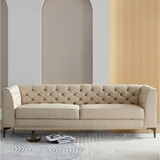 WKS5G Warm beige fabric, sofa presents a warm and elegant appearance W2085133275