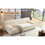 WKS9 White sectional sofa with removable pillows, durable fabric, solid wood frame, high density sponge filler W2085P154088