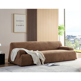 WKS9 Camel sofa, modern simplicity, durable fabric, solid wood frame, high density sponge filler W2085P154089