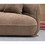 WKS11CZ camel sectional sofa with removable pillows, durable fabric, solid wood frame, high density sponge filler W2085S00020