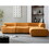 WKS8W Orange, durable fabric, 4 sectional sofa, high density sponge and solid wood frame W2085S00026