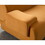 WKS8W Orange, durable fabric, 4 sectional sofa, high density sponge and solid wood frame W2085S00026