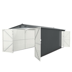 Chery Industrial Heavy-Duty Metal Garage Shed 20'x10' W2089124157