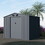 Chery Industrial Garden Metal Shed - Premium 6'x8' W2089124158