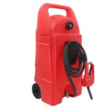 25 Gallon Gas Caddy with Wheels, Fuel Transfer Tank Gasoline Diesel Can,Fuel Storage Tank for Automobiles ATV Car Mowers Tractors Boat Motorcycle(Red) W2089P198296