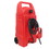 34 Gallon Gas Caddy with Wheels, Fuel Transfer Tank Gasoline Diesel Can,Fuel Storage Tank for Automobiles ATV Car Mowers Tractors Boat Motorcycle(Red) W2089P198297