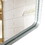 36x30inch Glossy Brushed Silver Rounded Corner Rectangle Wall Mirror for Bathroom Metal Frame Wall Mounted Bathroom Mirror Home Decor Corner Hangs Farmhouse Mirror(Horizontal & Vertical) W2091126974