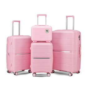 Luggage Sets PC Lightweight & Durable Expandable 4 Piece