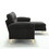 L Shaped Sectional Sofa for Living Room,83" Chenille 3-Seater Sofa with Reversible Chaise, Modern Soft Cushion Fluffy Armrest Couch for for Small Spaces Bedroom Office Apartment Black W2100S00070