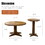 2-Piece Modern Farmhouse Living Room Coffee Table Set, Stylish and Elegant Nesting Round Wooden Table,Side End table set for Living Room,Bedroom W2105P146000