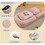 Human Dog Bed,Lazy Sofa Couch,5 Adjustable Position,sit,sleep,fold,suit to put in bedroom, living room,Space Saving Design,Pink W2108P193239