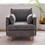 29.5 "W Modern Fabric Decorative Chair Armchair Upholstered Reading Chair Single Sofa Casual Club Chair with Solid Wooden Feet and 2 Pillow,, bedroom, bed room, office, corduroy fabric W2113138155