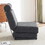 Single Sofa Chair Foldable Single Sofa Bed with Pillow,Portable Foldable Sofa Bed,Leisure Sofa Chair,Easy to Store,Made of Breathable and Wearable Linen,Dark Grey W2113P181630