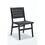 Hengming saddle leather woven dining chair, solid wood legs, suitable for dining room and living room W212106055