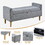 48" Storage Ottoman Bench, Bench with Storage, for Entryway, Bedroom, Living Room W2121P147500