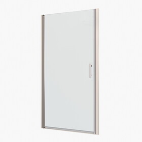 1 3/8" adjustment,universal pivot shower door, open outside, with 1/4" tempered glass