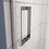 Glass shower door, sliding door, with 5/16" tempered glass and Polished Chrome finish 6074 W2122P167014