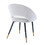 Hengming Dining Chairs, Modern Dining Room Chair Accent Chair with Metal Legs for Living Room W21236706