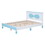 Full size Wooden Bow Bed W2125140513