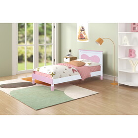Twin size Wooden Bow Bed W2125142376