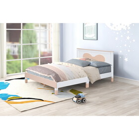 Full size Wooden Bow Bed W2125142405