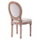 HengMing Upholstered Fabrice French Dining Chair with rubber legs,Set of 2 W21252858
