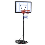 Basketball Hoop Outdoor, 5.2 ft to 6.8ft Adjustable Basketball Goal with 32
