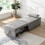 Folding Ottoman Sofa Bed Gray W214104023
