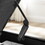 Storage Ottoman Bench, Bedroom End Bench,Velvet Upholstered Storage Bench with Button,Storage Ottoman with Safety Hinge,Flip top,metal leg with footpad,Perfect,Entryway,Bedroom,Black W2151130606