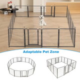 16 Panels Dog Playpen for outdoor,yard,camping,31.6