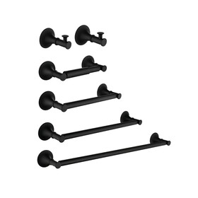 6 Piece Bathroom Towel Rack Set Wall Mount W2152128615