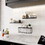 Black Floating Shelves Bathroom Wall Decor Shelves W2161P162475