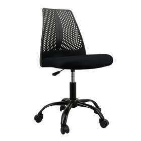 Ergonomic Office and Home Chair with Supportive Cushioning, Black W2163138720