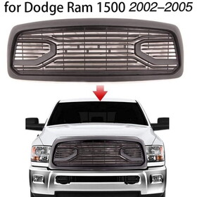 Big Horn Style Front Grille for 2002 2003 2004 2005 Dodge RAM 1500 w/ Letters W2165128638