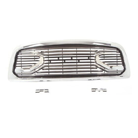 Front Grill for 2009 2010 2011 2012 Dodge Ram 1500 Chrome Grille Big Horn Style W/ Letters & Lights W2165137287