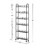6-Tier Rolling Cart Gap Kitchen Slim Slide Out Storage Tower Rack with Wheels,6 Baskets,Kitchen,Bathroom Laundry Narrow Piaces Utility cart W2167131061