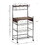 Removable Micorwave& Oven shelf Wire Basket, Kitchen Storage Shelf Rack for Spices, Pots and Pans, Wheels with Anti-skid Locks W2167131068