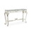 Modern Style Fancy Glass and Metal Table for Entrance, Console Tables for Entryway, Sturdy Hallway Table with Storage, Easy assembly Sofa Tables for Living Room W2167132674