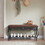 Shoe Rack Bench for Entryway, Industrial Bench, Rustic Shoe Rack for Small Spaces, Upholstered Entryway Bench, Multipurpose Entryway W2167P143367