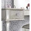 30" Makeup Vanities Desk with Flip Top Dressing Table with Drawers, Wood Makeup Vanity Table Set with Stool Use for Women, Girl Bedroom Furniture Combo W2170140324