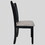 Upholstered Seating Comfortable Black Dining Chairs Set of 2 for Farmhouse, Kitchen W2170140353
