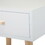 One Set of Nightstand with One Drawer, Bedside Table with Pine Legs, Convenient Cabinet, Indoors, White W2181P147513