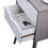 Set of 2 Bedside Table with Two Drawer Storage Design for Living Room Sofa - Gray W2181P147515