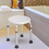 Shower Stool Bath Bench with Adjustable Heights and Non-Slip Rubber for Safety and Stability W2181P147907