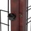 38"-71" Adjustable Wooden Pet Gate for Dogs, Indoor Freestanding Dog Fence for Doorways, Stairs, Deep Brown W2181P149184