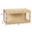 Wooden Hamster Cage Small Animals House, Acrylic Hutch for Dwarf Hamster, Guinea Pig, Chinchilla, Opening Top with Air Vents W2181P151889