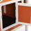 2-Story Wooden Rabbit Hutch Bunny Cage, Chicken Coop, Pet House for Small Animals, Orange + White W2181P151907